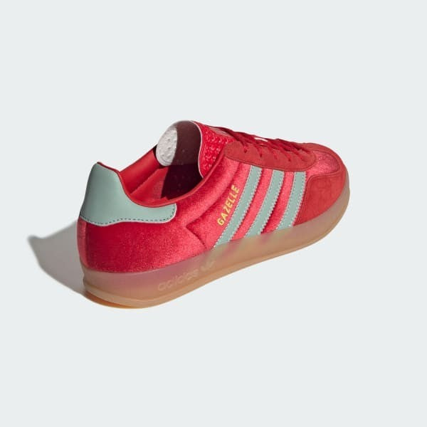 Adidas Gazelle Indoor Better Scarlet Hazy Green Gum IG6786