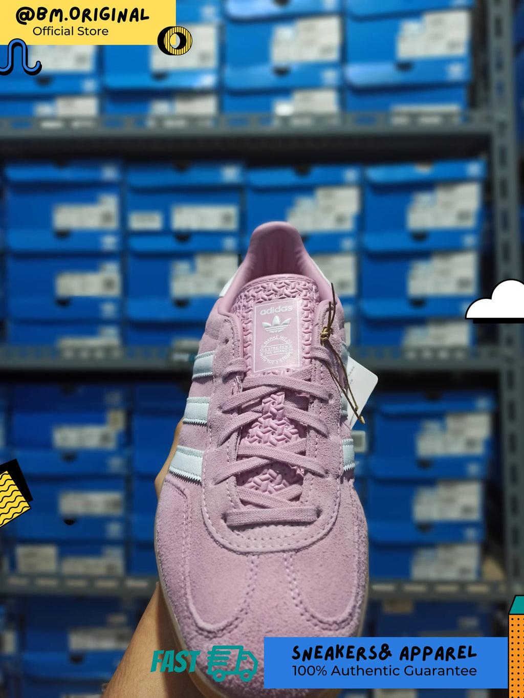 Adidas Gazelle Indoor Bliss Lilac Cloud White Gum JS1395