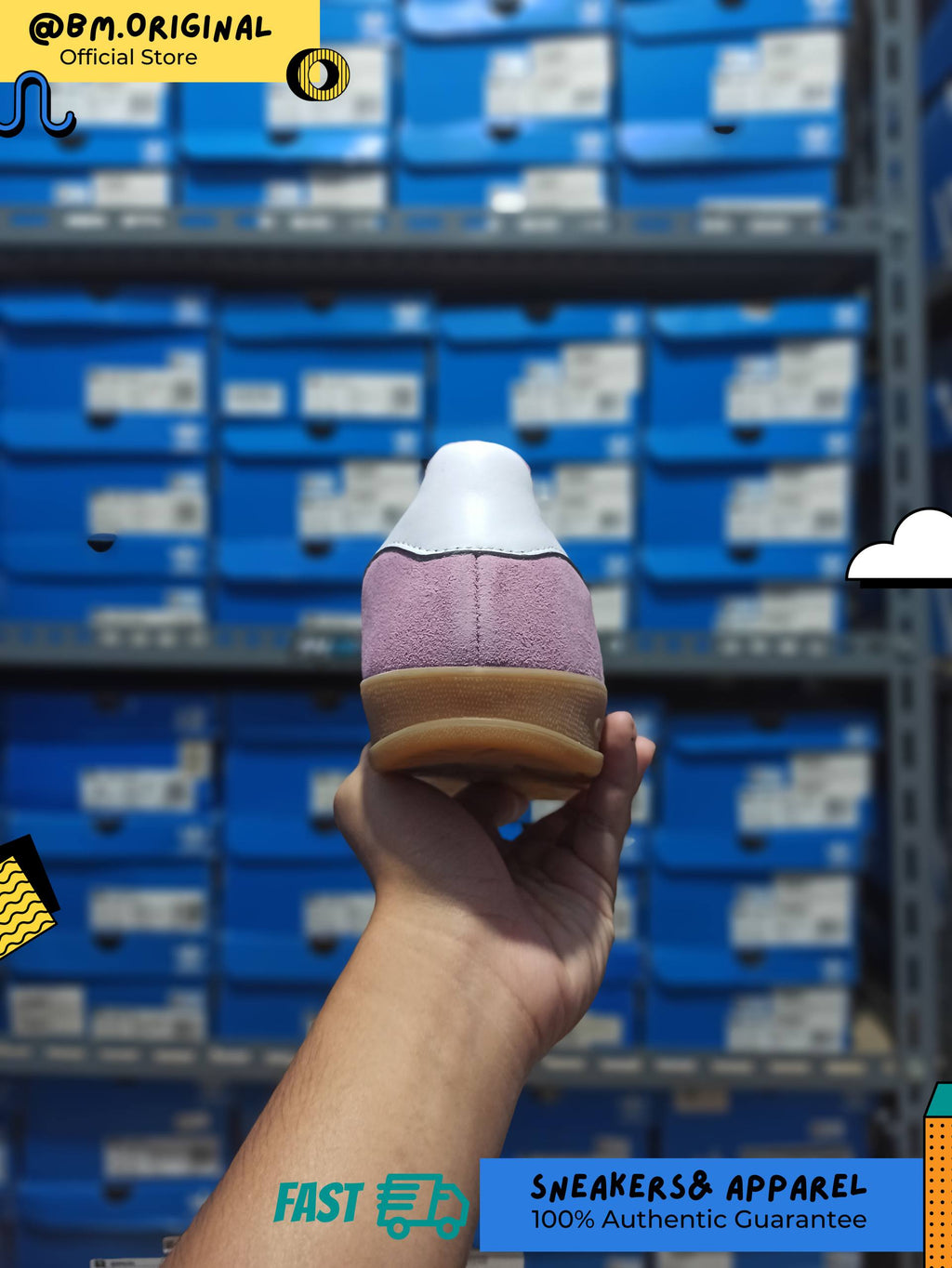 Adidas Gazelle Indoor Bliss Lilac Cloud White Gum JS1395