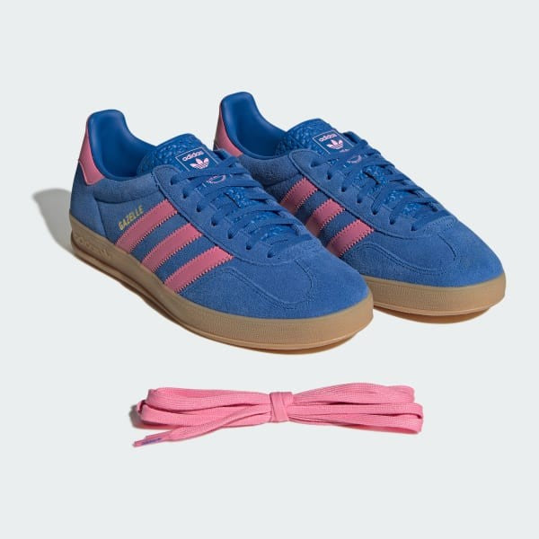 Adidas Gazelle Indoor Blue Bliss Pink Gum JS4144