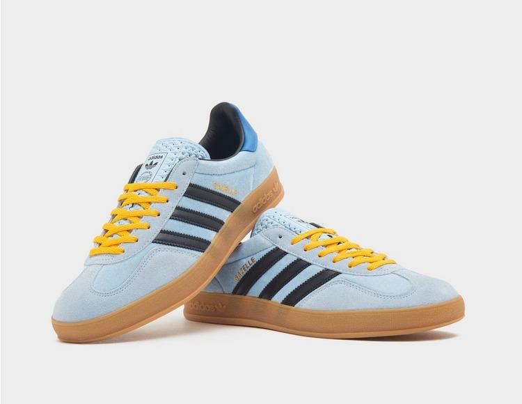 Adidas Gazelle Indoor Blue Core Black Yellow Gum JS3202