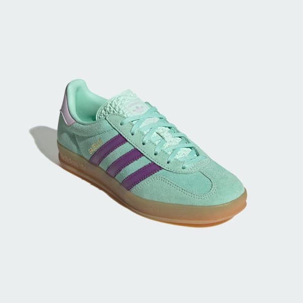 Adidas Gazelle Indoor Clear Mint Active Purple Ice Lavender JQ0192