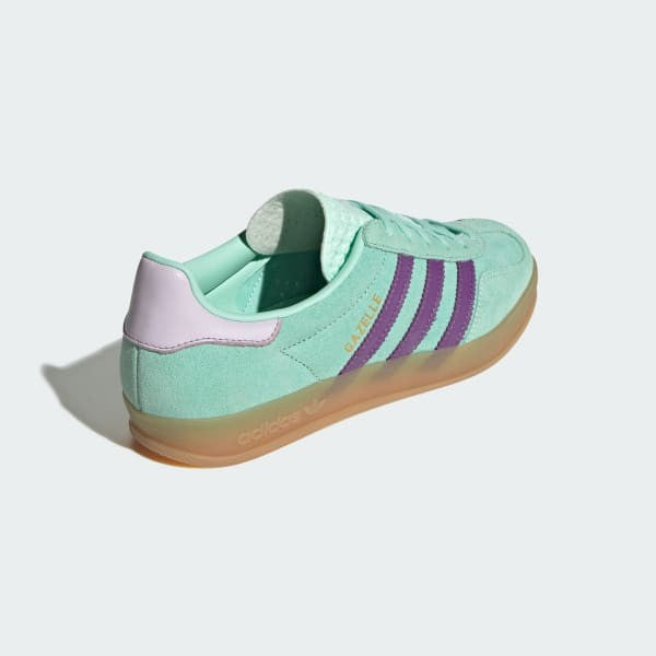 Adidas Gazelle Indoor Clear Mint Active Purple Ice Lavender JQ0192