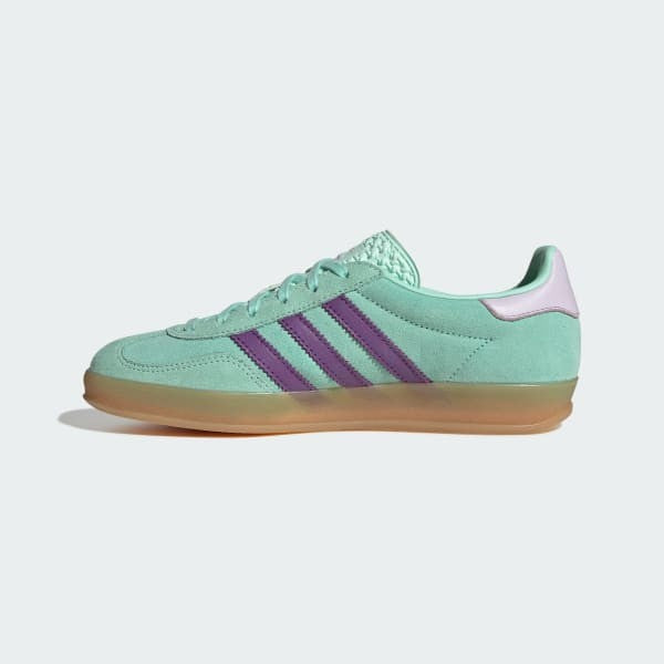 Adidas Gazelle Indoor Clear Mint Active Purple Ice Lavender JQ0192