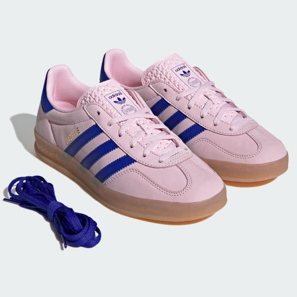 Adidas Gazelle Indoor Clear Pink Lucid Blue Gum JI1371