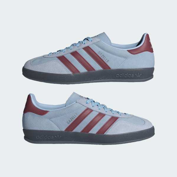 Adidas Gazelle Indoor Clear Sky Noble Maroon Crystal Sky CW Manchester IH9639
