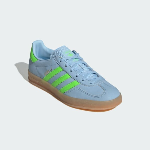 Adidas Gazelle Indoor Clear Sky Solar Green Gum JI1372