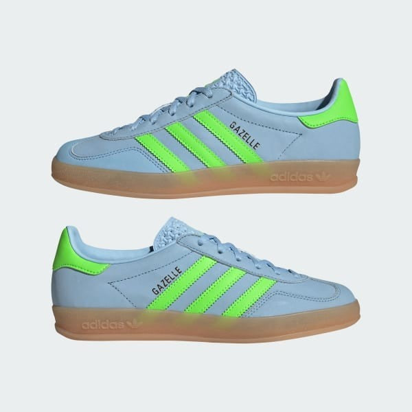 Adidas Gazelle Indoor Clear Sky Solar Green Gum JI1372
