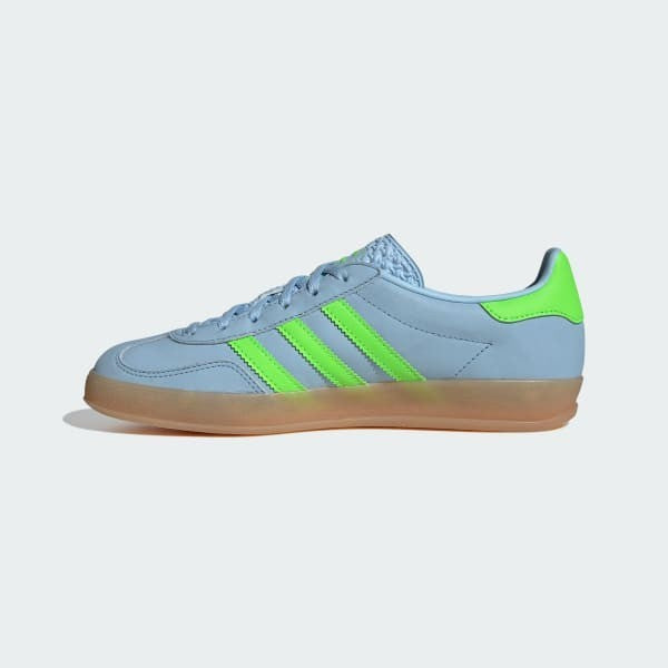 Adidas Gazelle Indoor Clear Sky Solar Green Gum JI1372