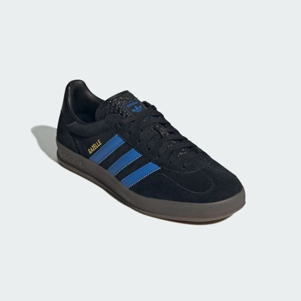 Adidas Gazelle Indoor Core Black Blue Gum JQ2692