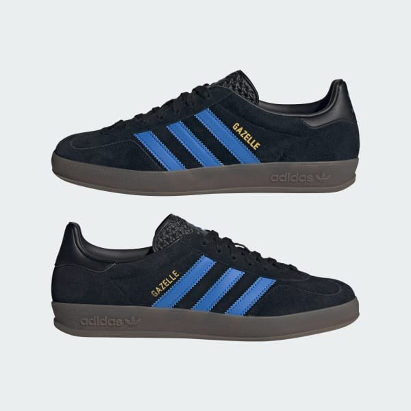 Adidas Gazelle Indoor Core Black Blue Gum JQ2692