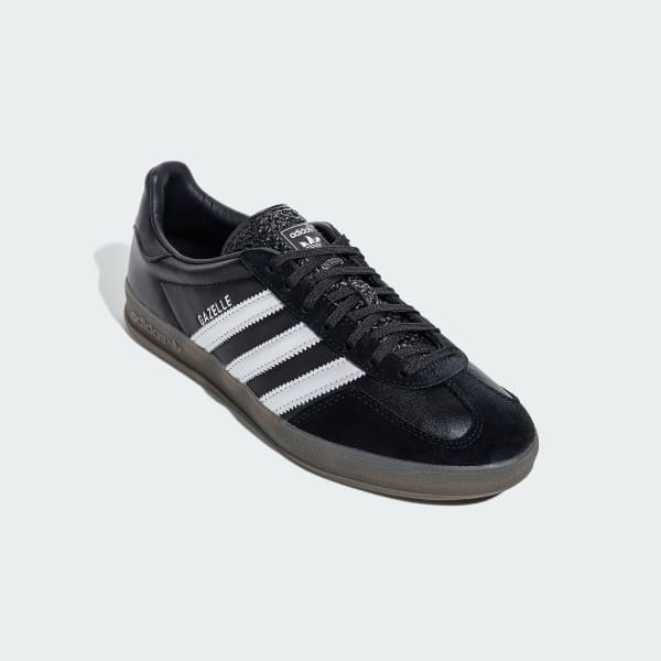 Adidas Gazelle Indoor Core Black Matte Silver Gum JH8837