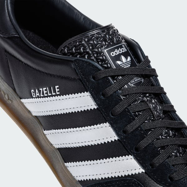 Adidas Gazelle Indoor Core Black Matte Silver Gum JH8837