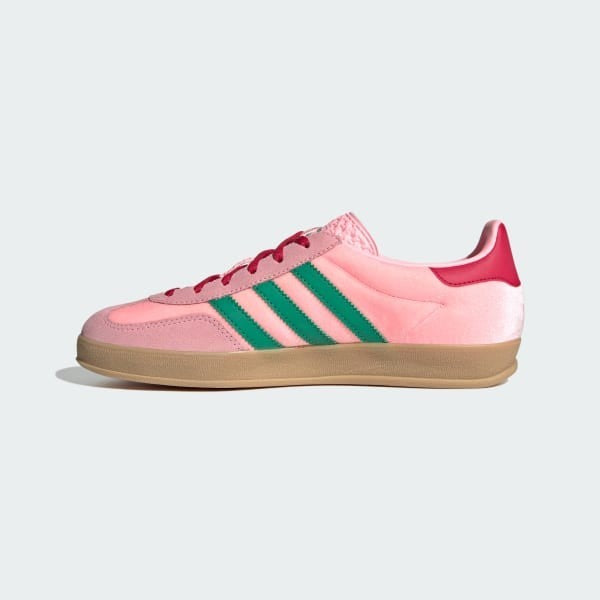 Adidas Gazelle Indoor Court Green Glow Pink Gum JI2713