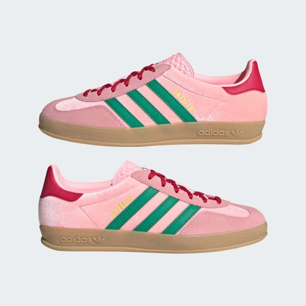 Adidas Gazelle Indoor Court Green Glow Pink Gum JI2713