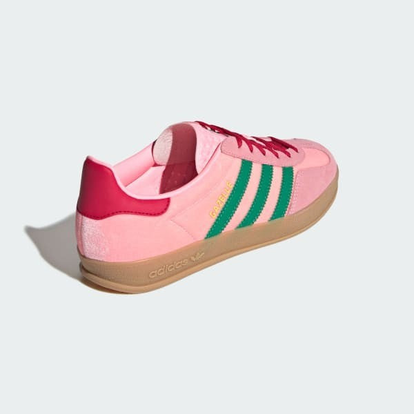 Adidas Gazelle Indoor Court Green Glow Pink Gum JI2713