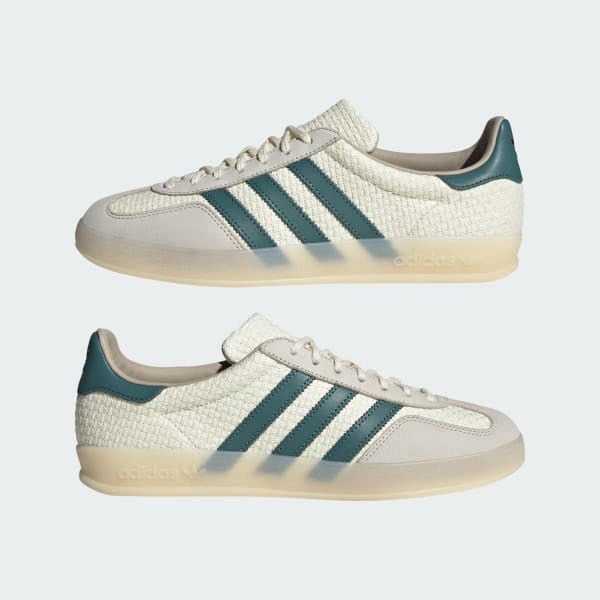 Adidas Gazelle Indoor Cream White Preloved Teal Wonder White JR3837