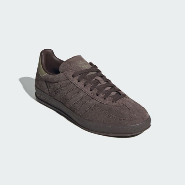 Adidas Gazelle Indoor Dark Brown Orbit Green JQ8402