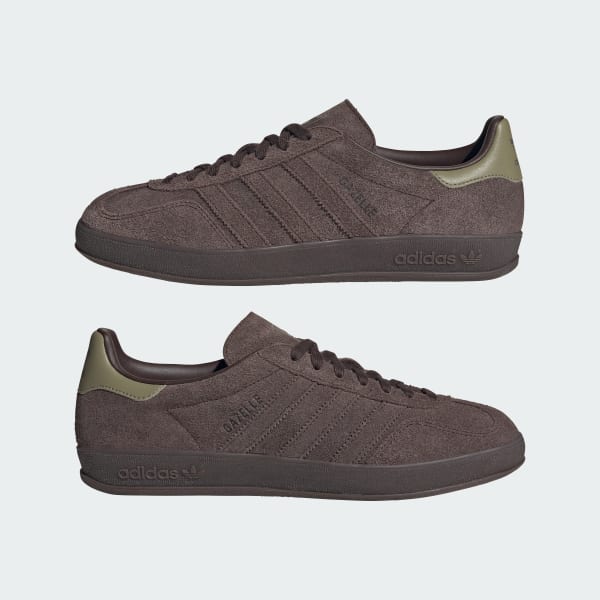 Adidas Gazelle Indoor Dark Brown Orbit Green JQ8402
