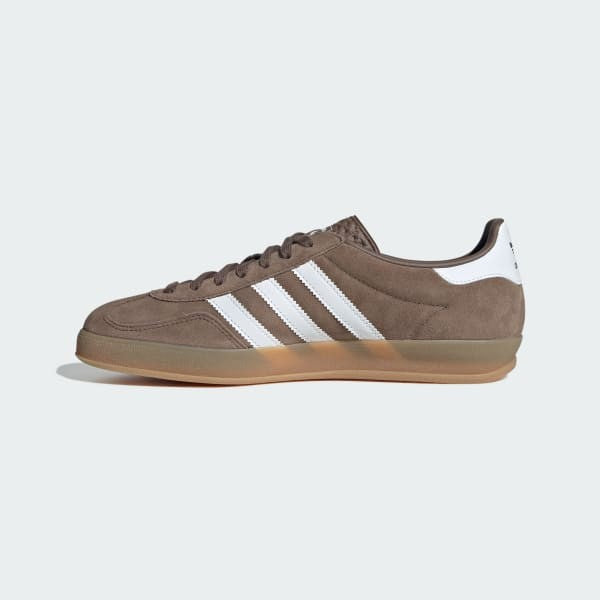 Adidas Gazelle Indoor Earth Strata Cloud White Gold Metallic JQ0175