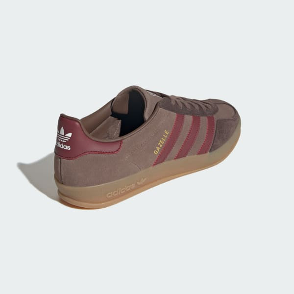Adidas Gazelle Indoor Earth Strata Shadow Red Dark Brown JQ8398