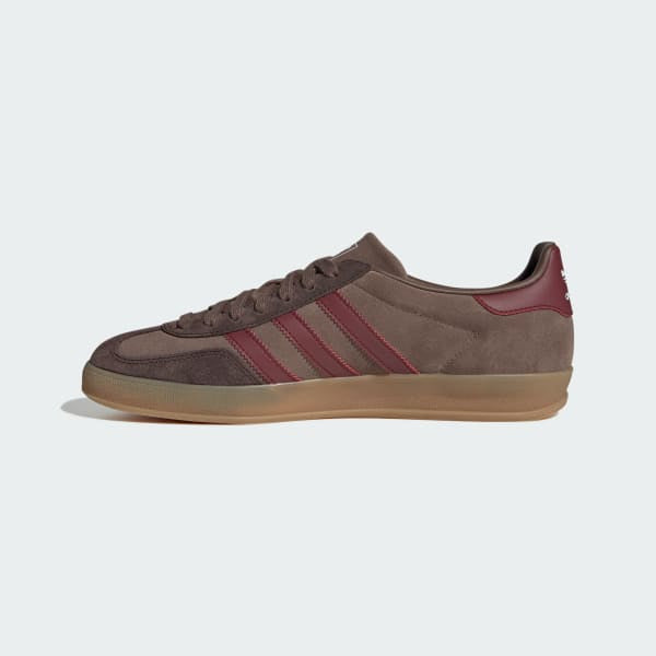 Adidas Gazelle Indoor Earth Strata Shadow Red Dark Brown JQ8398