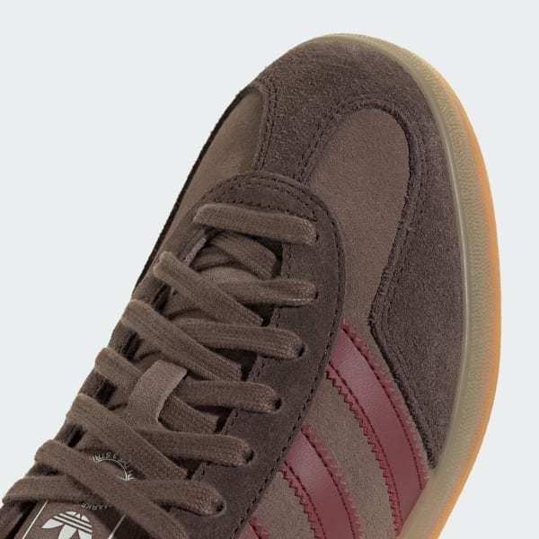 Adidas Gazelle Indoor Earth Strata Shadow Red Dark Brown JQ8398
