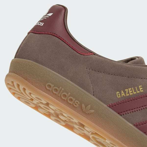 Adidas Gazelle Indoor Earth Strata Shadow Red Dark Brown JQ8398
