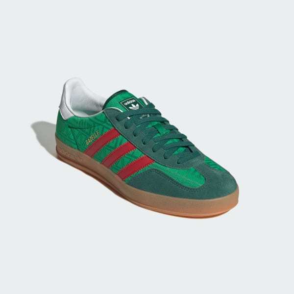 Adidas Gazelle Indoor Green Better Scarlet Collegiate Green IH9647