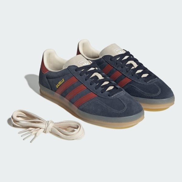 Adidas Gazelle Indoor Legend Ink Preloved Ruby Wonder White JH5404