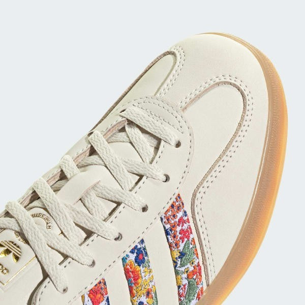 Adidas Gazelle Indoor Liberty London Off White Gold Metallic Gum JH7370
