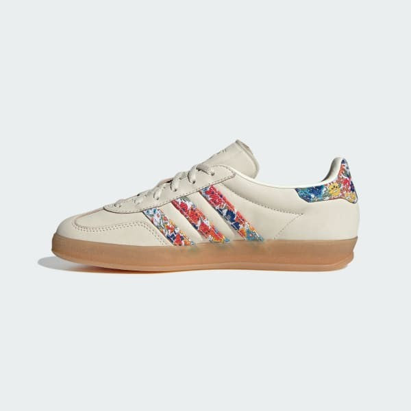 Adidas Gazelle Indoor Liberty London Off White Gold Metallic Gum JH7370