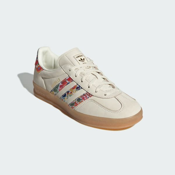 Adidas Gazelle Indoor Liberty London Off White Gold Metallic Gum JH7370