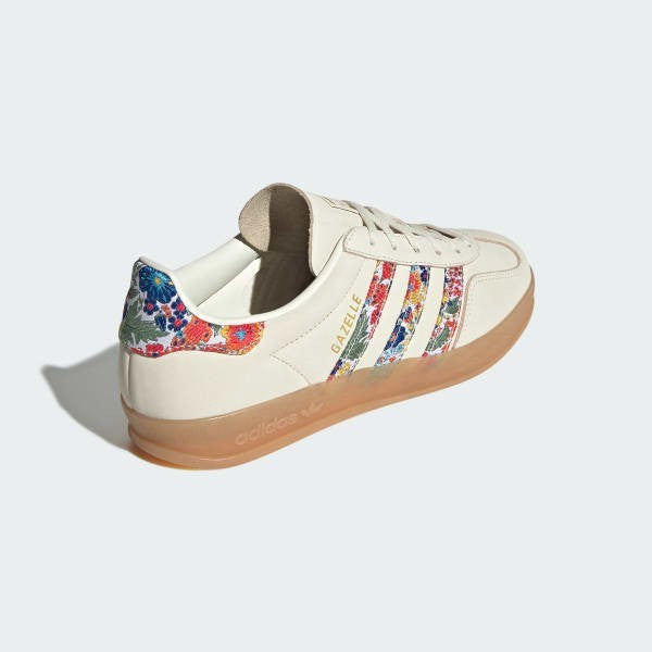 Adidas Gazelle Indoor Liberty London Off White Gold Metallic Gum JH7370