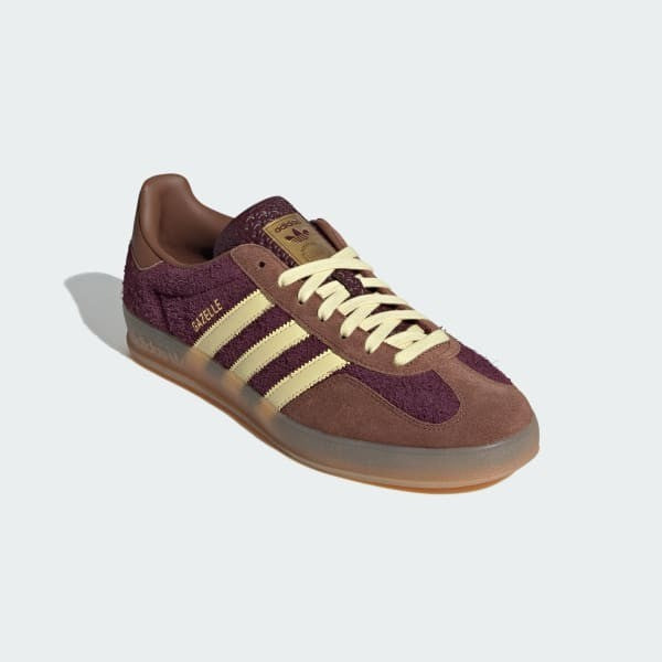 Adidas Gazelle Indoor Maroon Almost Yellow Preloved Brown JI0324