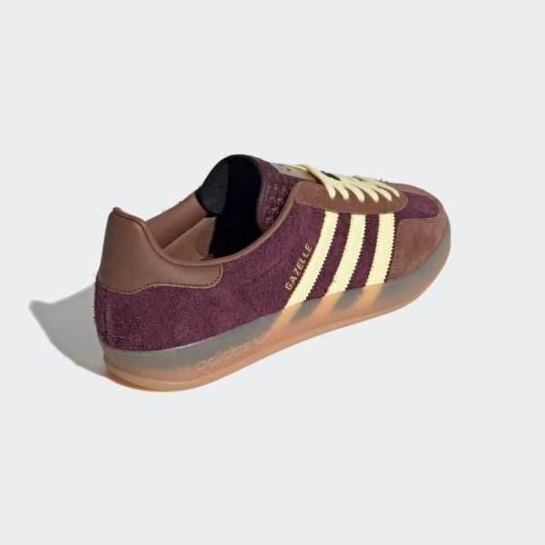 Adidas Gazelle Indoor Maroon Almost Yellow Preloved Brown JI0324