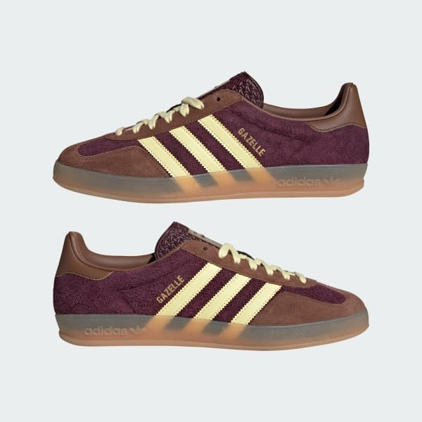 Adidas Gazelle Indoor Maroon Almost Yellow Preloved Brown JI0324