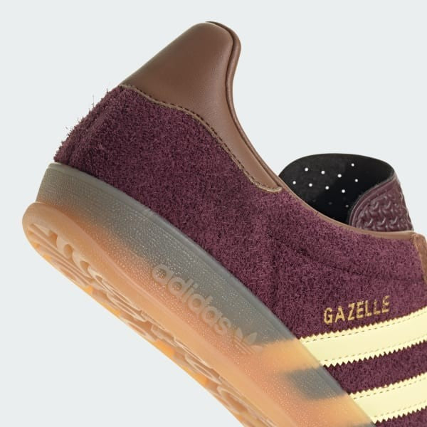 Adidas Gazelle Indoor Maroon Almost Yellow Preloved Brown JI0324