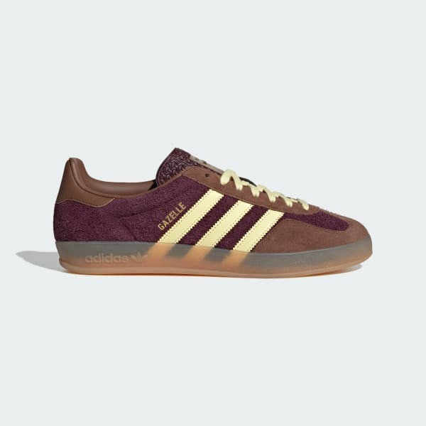 Adidas Gazelle Indoor Maroon Almost Yellow Preloved Brown JI0324