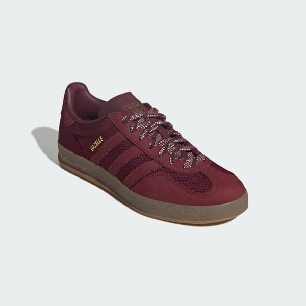 Adidas Gazelle Indoor Maroon Shadow Red Off White JQ8395