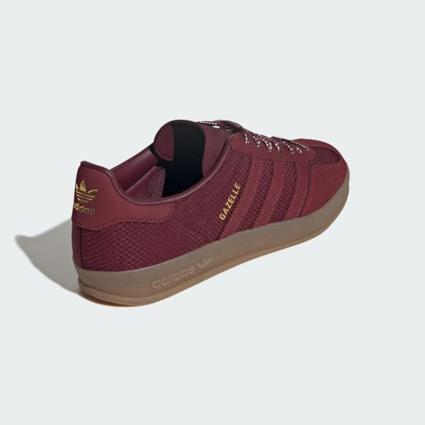Adidas Gazelle Indoor Maroon Shadow Red Off White JQ8395