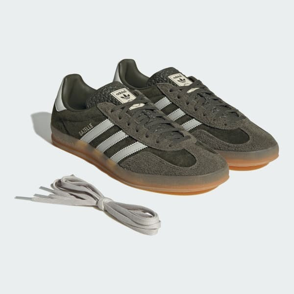 Adidas Gazelle Indoor Night Cargo Alumina Gum JI3899