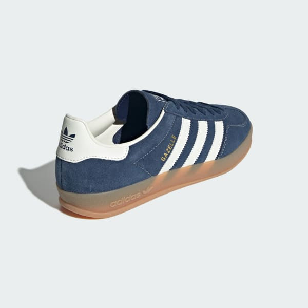 Adidas Gazelle Indoor Night Indigo Off White Gold Metallic JQ8393