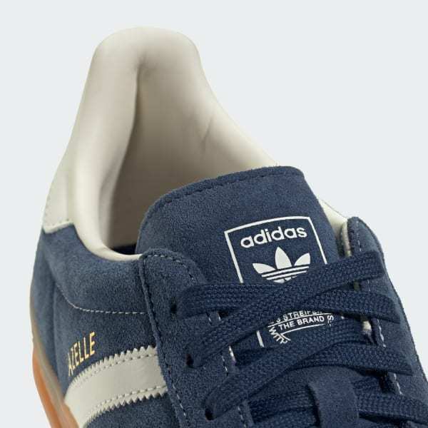 Adidas Gazelle Indoor Night Indigo Off White Gold Metallic JQ8393