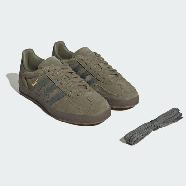 Adidas Gazelle Indoor Olive Strata Ash Gum JQ8133