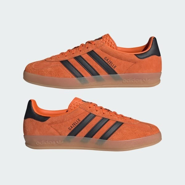 Adidas Gazelle Indoor Orange Core Black Gum JI3905