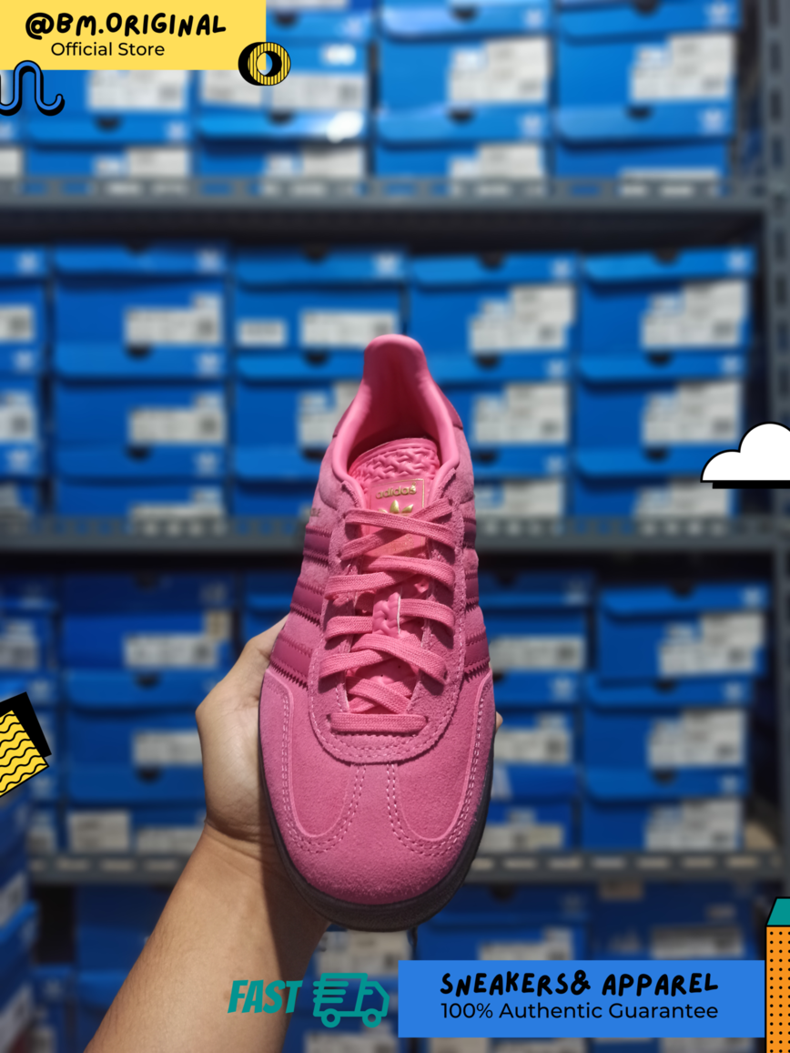Adidas Gazelle Indoor Pink Fusion Wild Pine Carbon JI2585