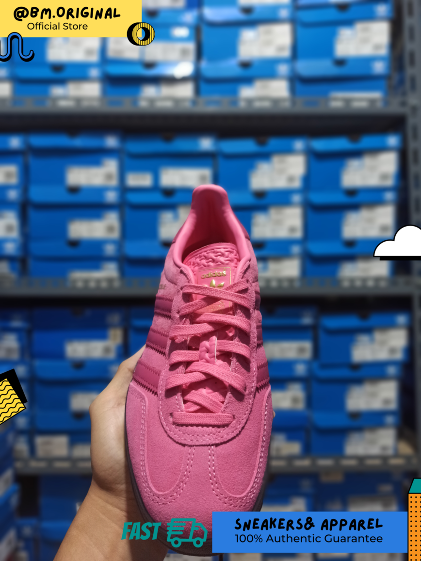 Adidas Gazelle Indoor Pink Fusion Wild Pine Carbon JI2585