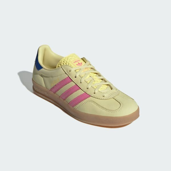 Adidas Gazelle Indoor Powder Yellow Lucid Pink Royal Blue JI2719