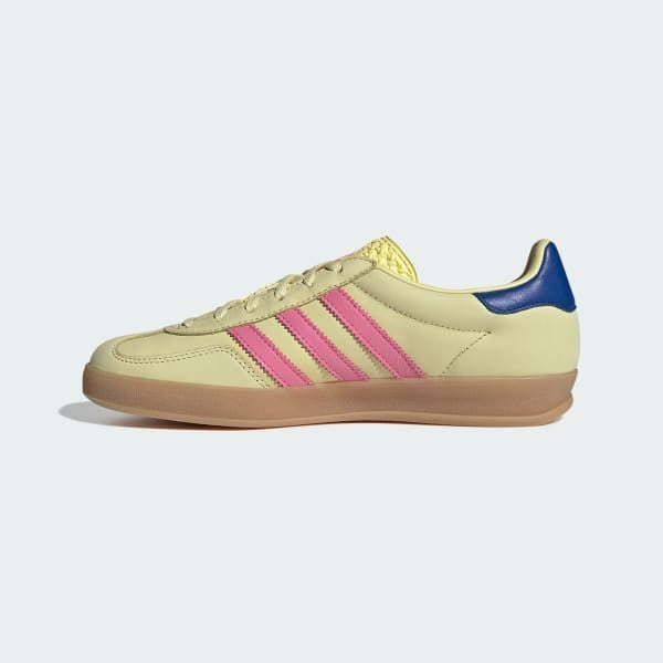 Adidas Gazelle Indoor Powder Yellow Lucid Pink Royal Blue JI2719